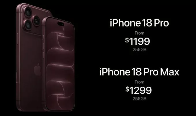 iPhone 18 Pro và iPhone 18 Pro Max chính thức ra mắt: camera khẩu độ biến thiên, Pro Controls và tùy chọn 2TB – ảnh minh họa 13